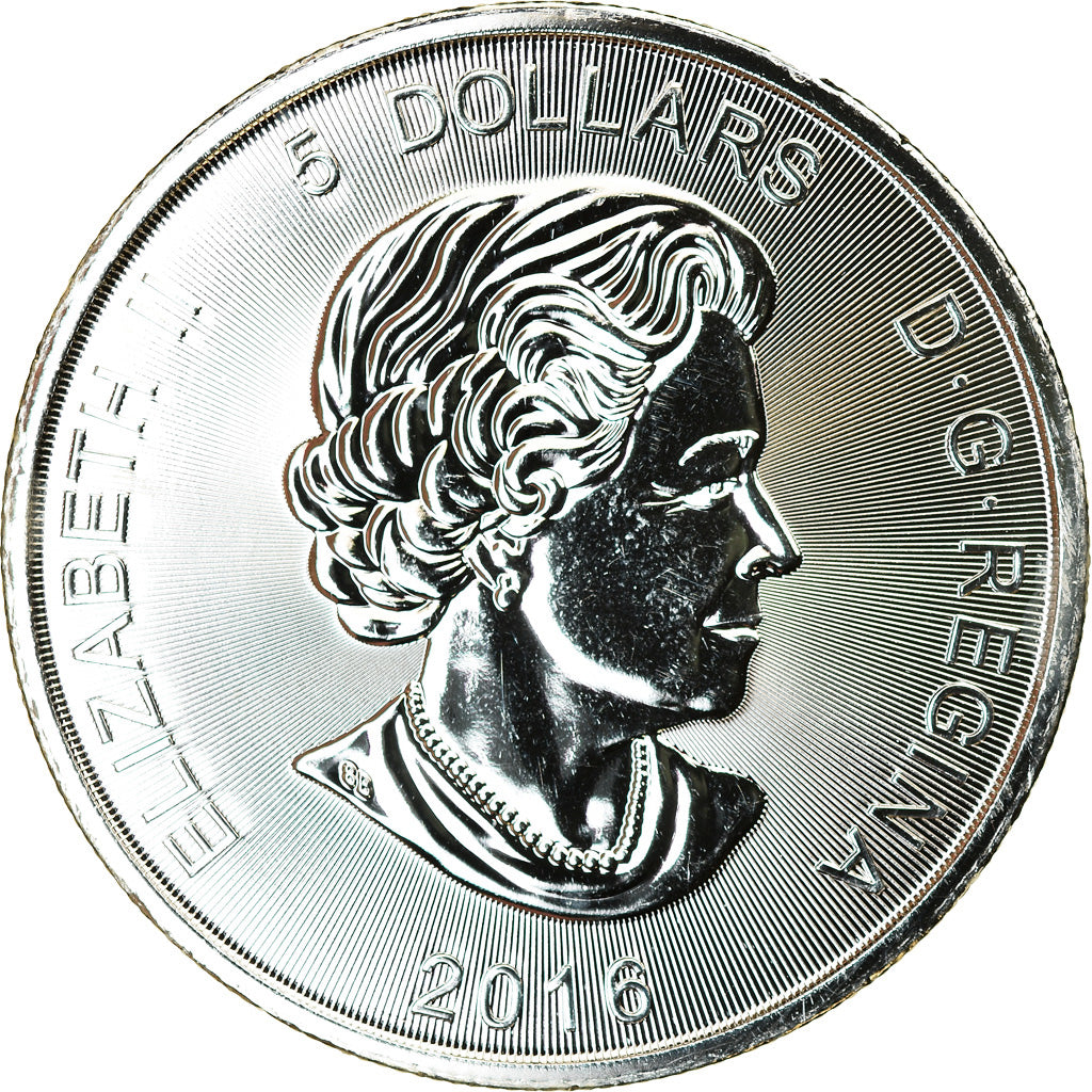 Moneda, Canadá, Cougar, 5 Dollars, 2016, 1 Oz, FDC, Plata