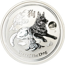 Moneta, Australia, Year of the Dog, Dollar, 2018, 1 Oz, FDC, Argento