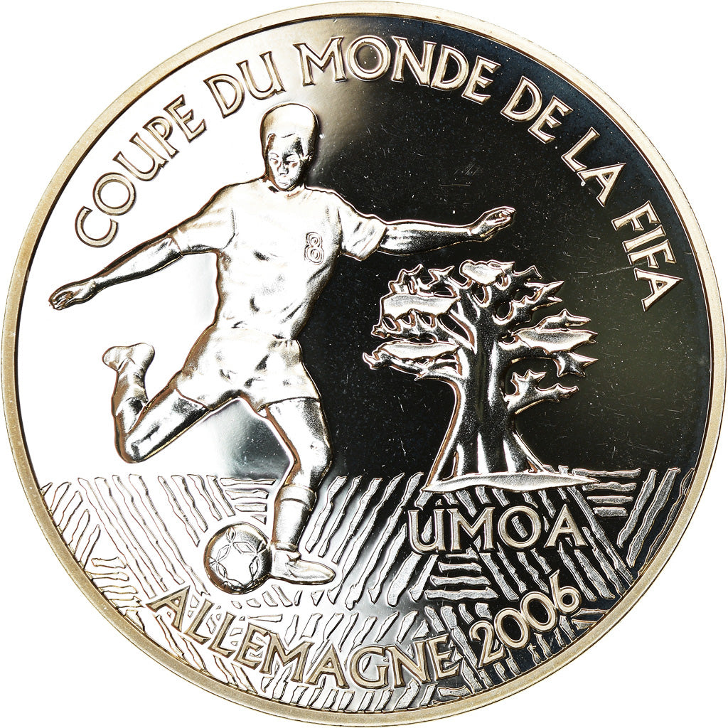 Coin, West African States, 1000 Francs, 2004, Paris, MS(65-70), Silver, KM:17