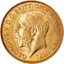 Moneda, Sudáfrica, George V, 1/2 Sovereign, 1926, EBC, Oro, KM:20