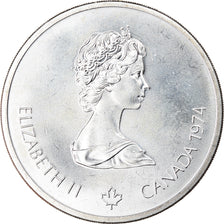 Coin, Canada, Elizabeth II, Zeus, 10 Dollars, 1974, MS(63), Silver, KM:93