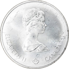 Coin, Canada, Elizabeth II, Soccer, 10 Dollars, 1976, AU(55-58), Silver, KM:111