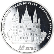 Francia, Monnaie de Paris, 10 Euro, Abbaye de Cluny, Europa, 2010, Proof, FDC