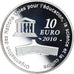 France, Monnaie de Paris, 10 Euro, Taj Mahal, 2010, Proof, MS(65-70), Silver