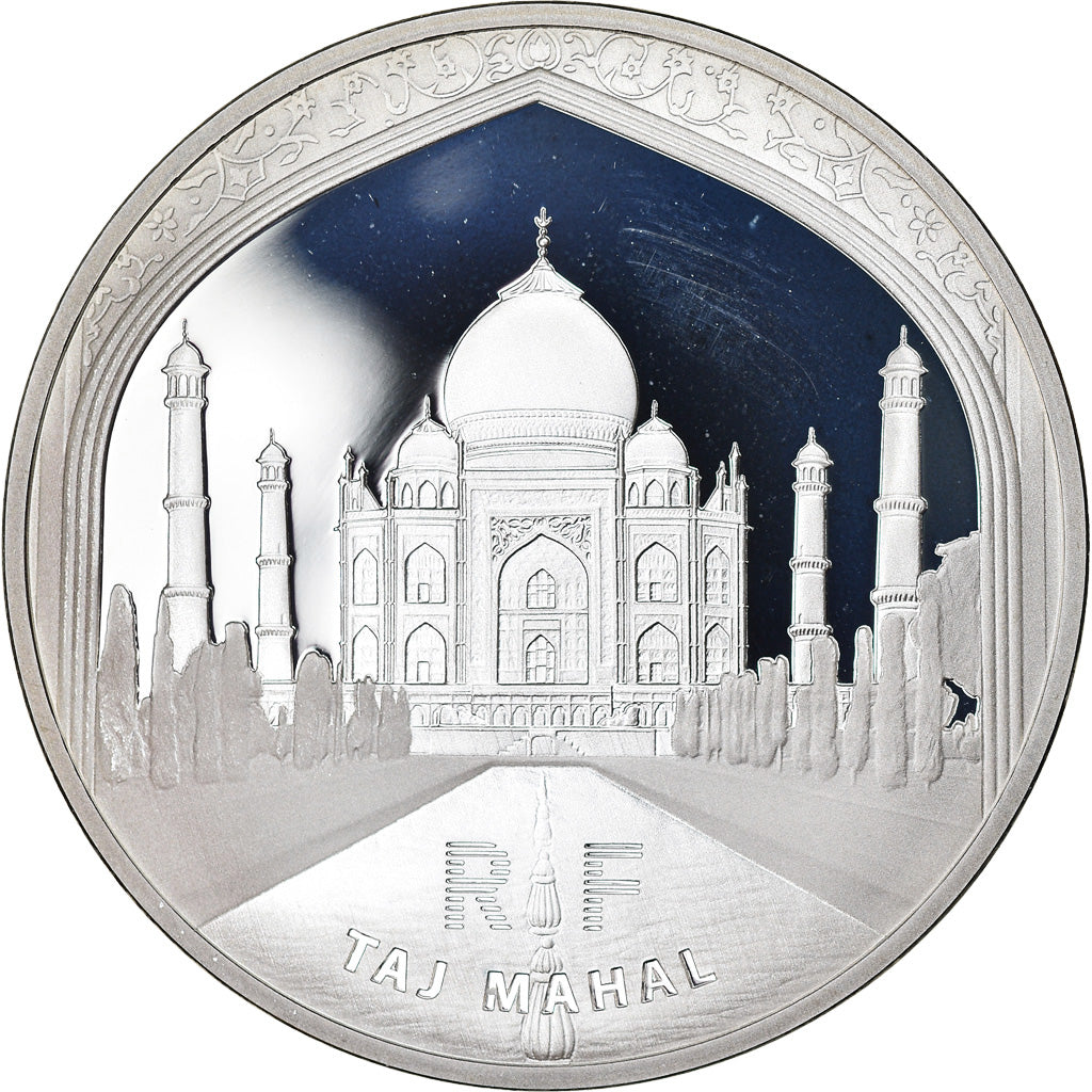 France, Monnaie de Paris, 10 Euro, Taj Mahal, 2010, Proof, MS(65-70), Silver