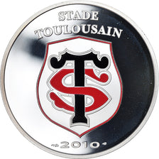 Frankrijk, Parijse munten, 10 Euro, Stade Toulousain, 2010, Proof, FDC, Zilver