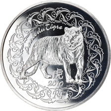 Frankreich, Monnaie de Paris, 5 Euro, Year of the Tiger, 2010, Proof, STGL