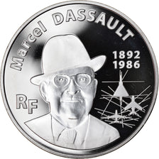 Francia, Monnaie de Paris, 10 Euro, Marcel Dassault, 2010, Proof, FDC, Nickel