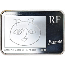Frankreich, Monnaie de Paris, 10 Euro, Pablo Picasso, 2010, Proof, STGL, Silber