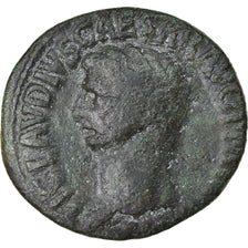 Coin, Claudius, As, 42-43, Rome, VF(20-25), Bronze, RIC:116