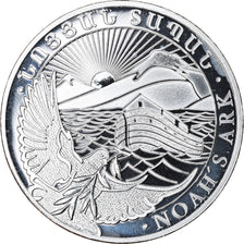 Coin, Armenia, Noah's Ark, 200 Dram, 2016, 1/2 Oz, MS(65-70), Silver, KM:197.1