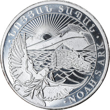 Coin, Armenia, Noah's Ark, 100 Dram, 2016, 1/4 Oz, MS(65-70), Silver, KM:197.1