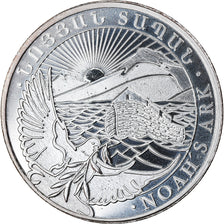 Coin, Armenia, Noah's Ark, 100 Dram, 2016, 1/4 Oz, MS(65-70), Silver, KM:197.1