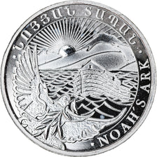 Coin, Armenia, Noah's Ark, 100 Dram, 2013, 1/4 Oz, MS(65-70), Silver, KM:197.1