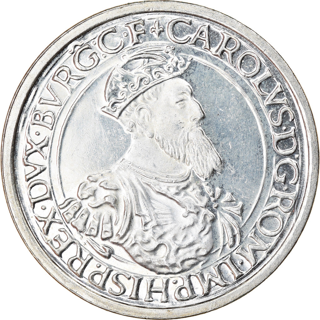Moneta, Belgio, 5 Ecu, 1987, SPL, Argento, KM:166