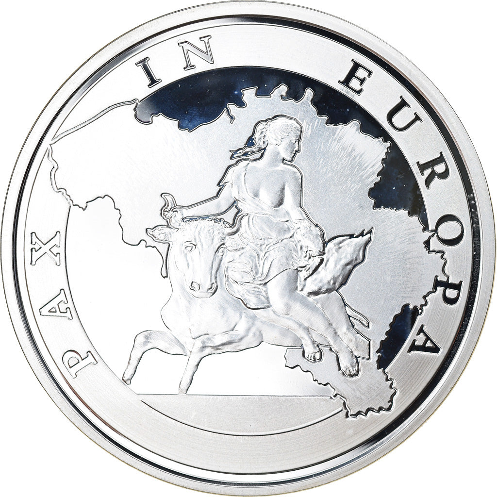 Belgium, 20 Euro, 70 ans de Paix en Europe, 2015, MS(65-70), Silver, KM:350