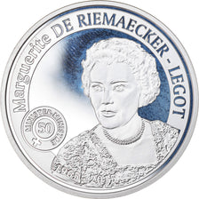 Belgium, 5 Euro, Marguerite De Riemaecker-Legot, 2015, MS(65-70), Silver