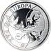 Belgium, 10 Euro, 70 ans de Paix en Europe, 2015, MS(65-70), Silver, KM:349