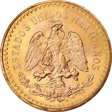Coin, Mexico, 50 Pesos, 1946, Mexico City, MS(60-62), Gold, KM:481