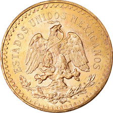 Moeda, México, 50 Pesos, 1945, Mexico City, MS(60-62), Dourado, KM:481