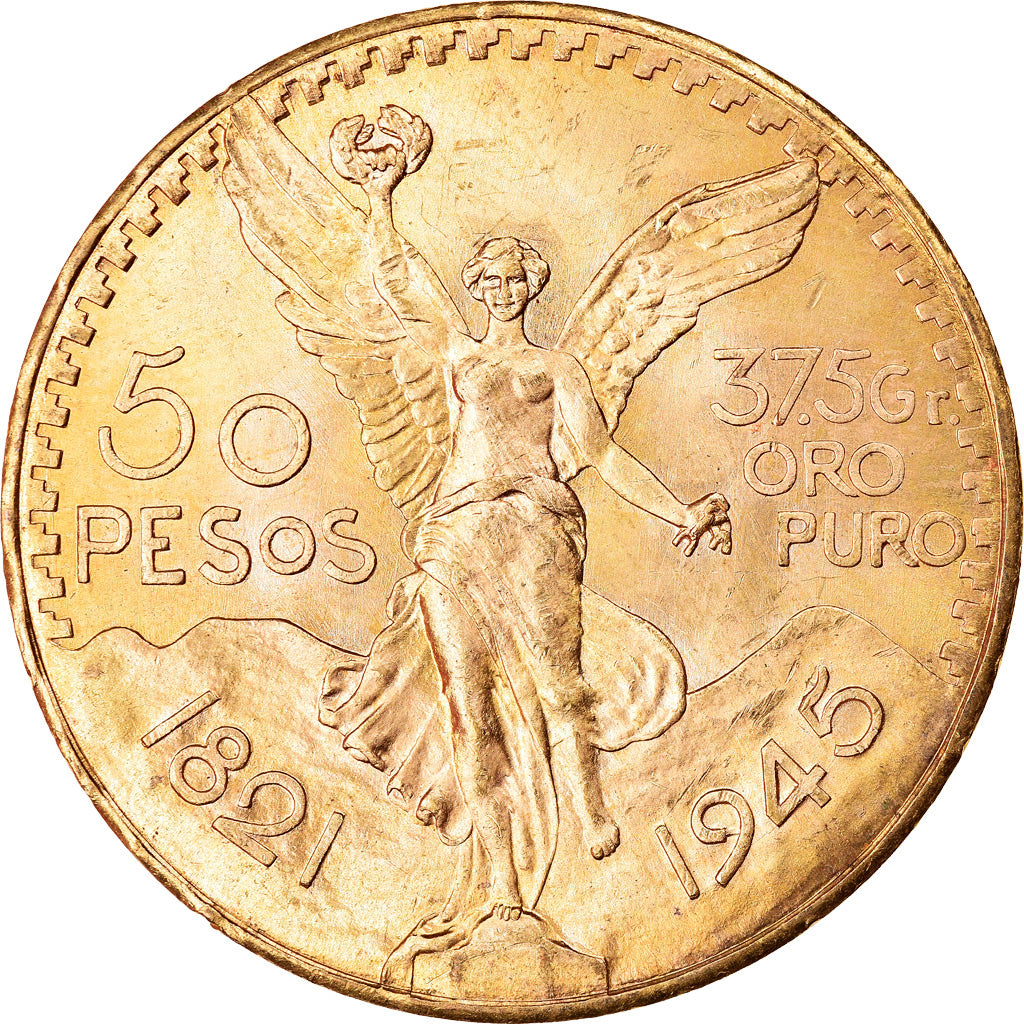 Monnaie, Mexique, 50 Pesos, 1945, Mexico City, SUP+, Or, KM:481