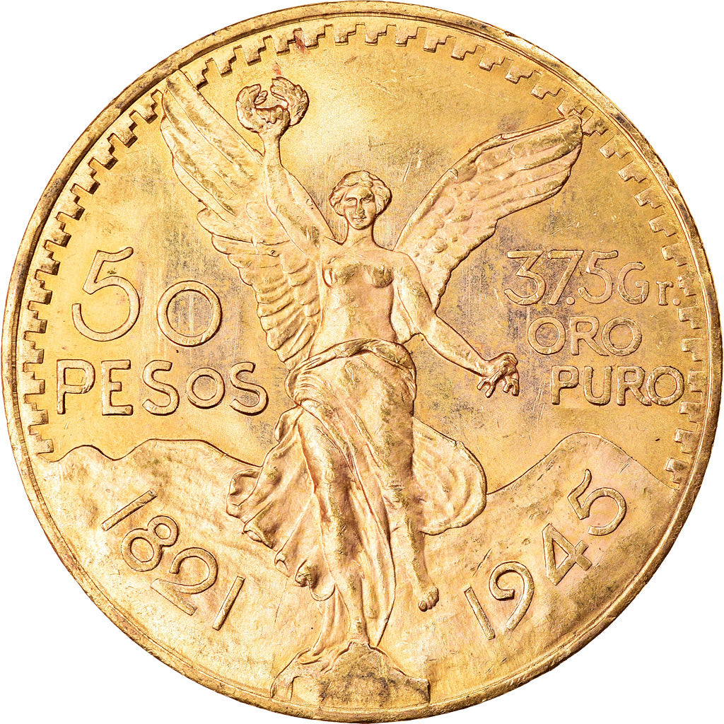 Monnaie, Mexique, 50 Pesos, 1945, Mexico City, SUP+, Or, KM:481