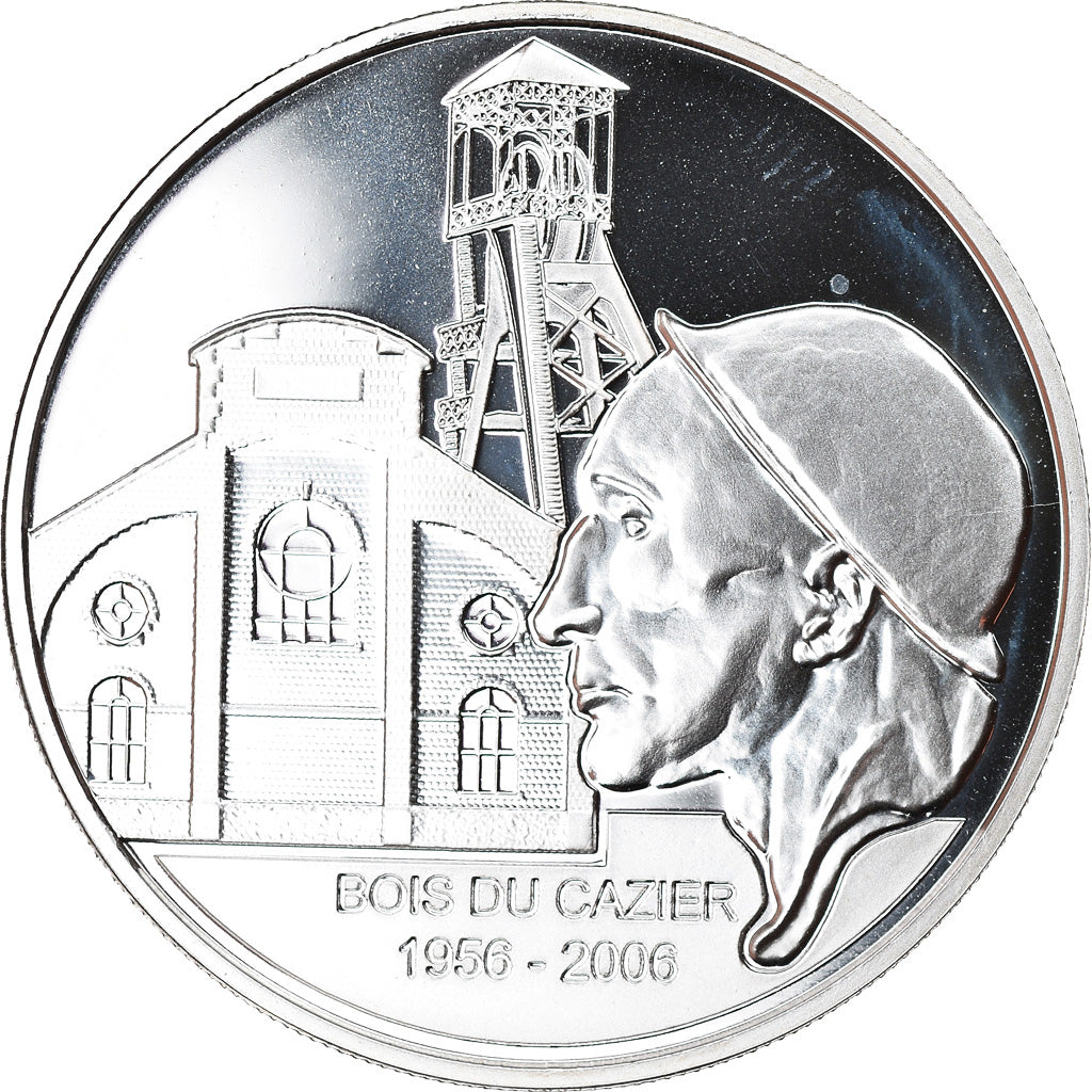 Belgium, 10 Euro, Mines de Marcinelle, 2006, MS(65-70), Silver, KM:257