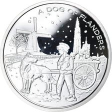 Belgium, 20 Euro, A Dog of Flanders, 2010, MS(65-70), Silver, KM:305