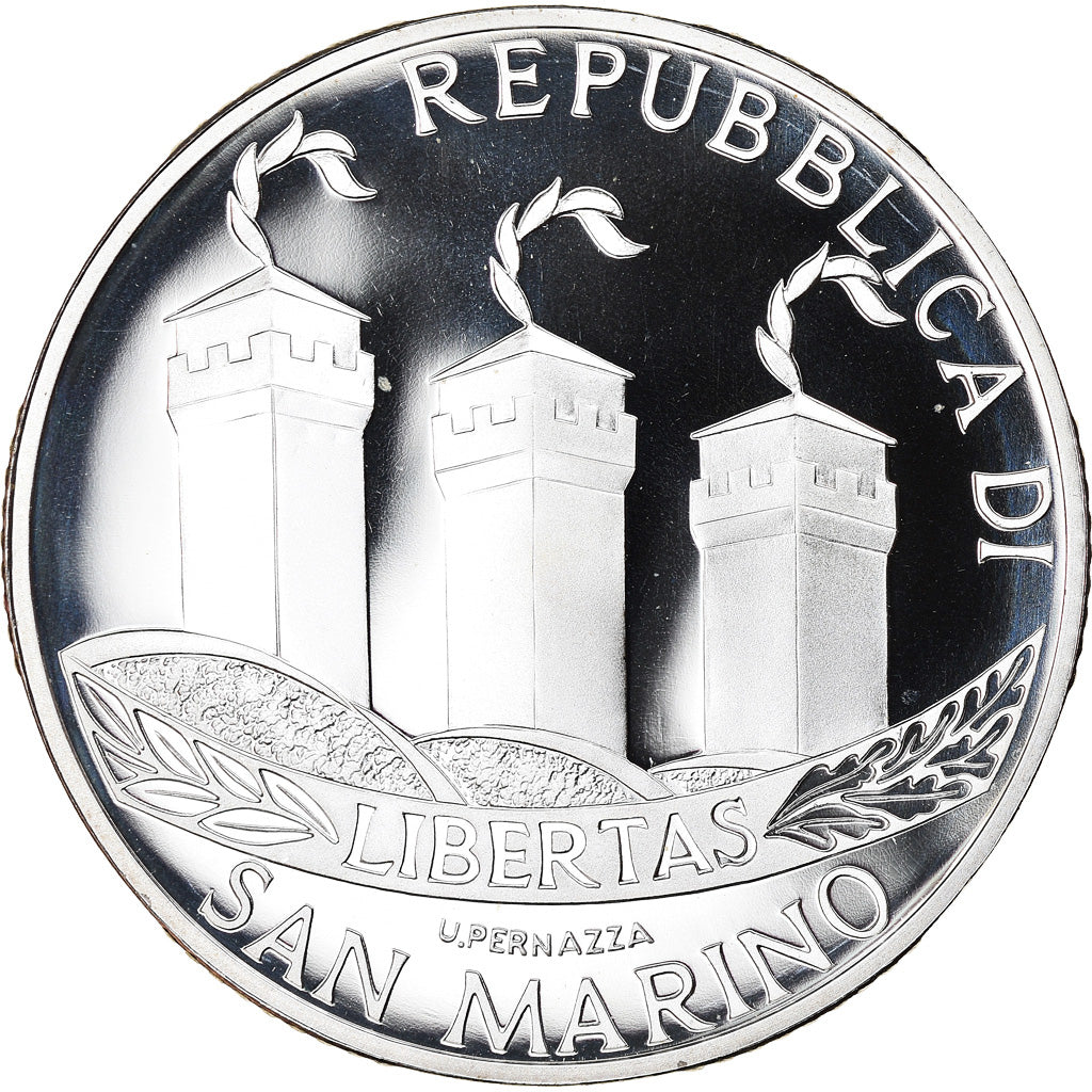 San Marino, 10 Euro, Bienvenue à l'Euro, 2002, MS(65-70), Silver, KM:449