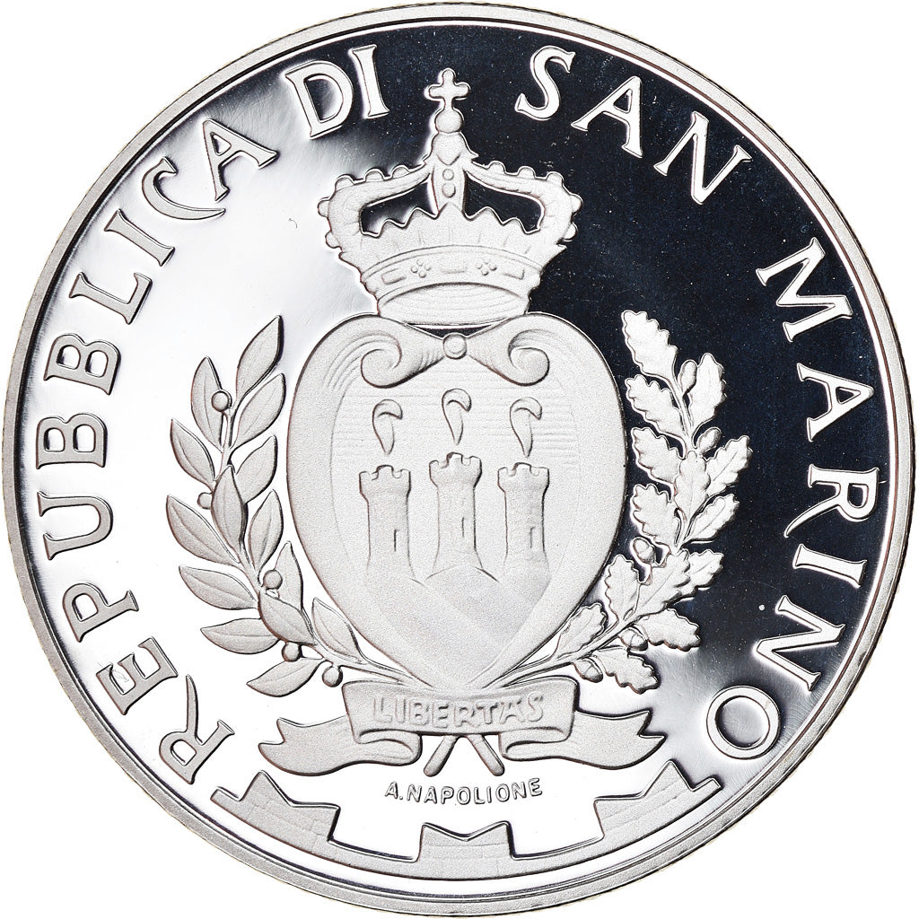 San Marino, 5 Euro, Ayrton Senna, 2014, FDC, Argento