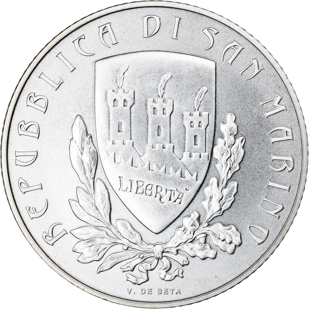 San Marino, 5 Euro, Giovanni Pascoli, 2012, FDC, Argento, KM:520