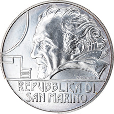 San Marino, 5 Euro, Federico Fellini, 2013, MS(65-70), Silver