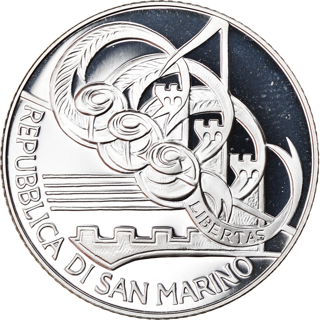 San Marino, 5 Euro, Toscanini, 2007, MS(65-70), Silver, KM:474