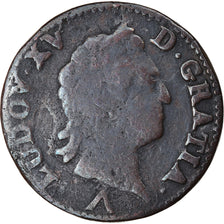 Monnaie, France, Louis XV, Sol à la vieille tête, 1771, Lille, B+, Cuivre