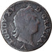 Monnaie, France, Louis XV, Sol à la vieille tête, 1771, Lille, B+, Cuivre