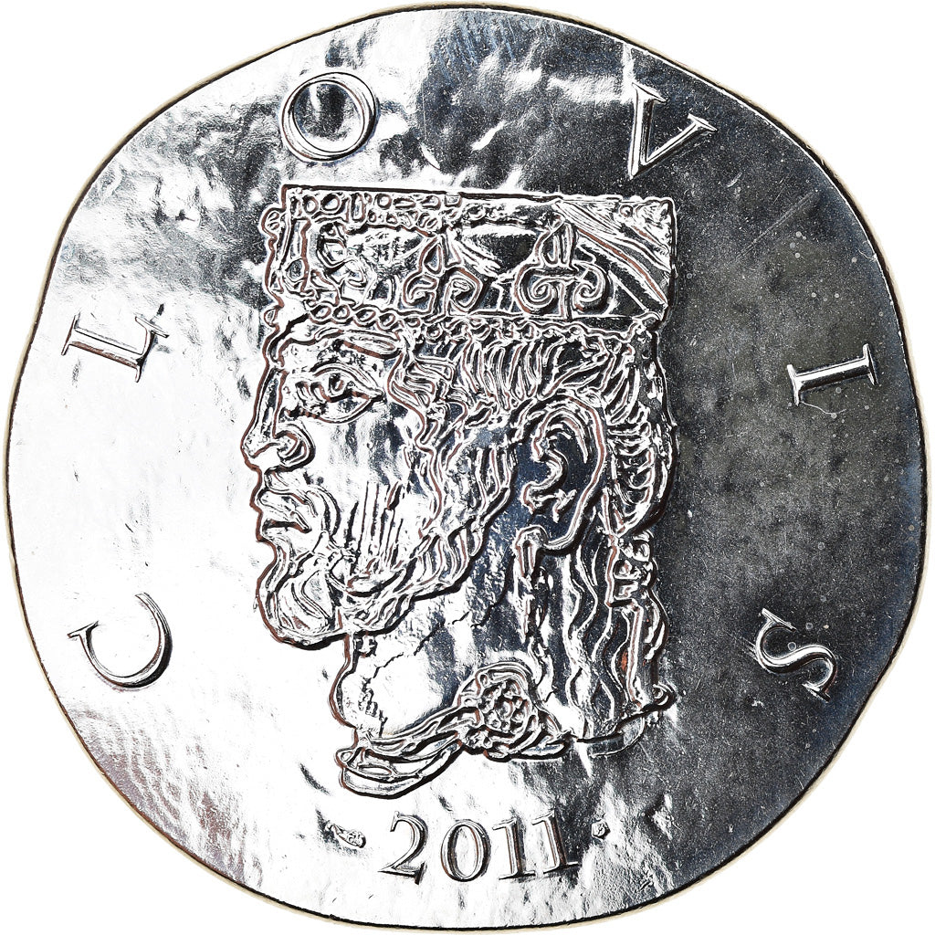France, Monnaie de Paris, 10 Euro, Clovis, 2011, Proof, MS(65-70), Silver