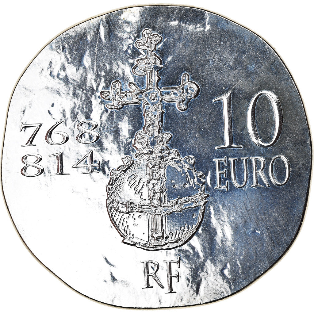 Francia, Monnaie de Paris, 10 Euro, Charlemagne, 2011, Proof, FDC, Argento