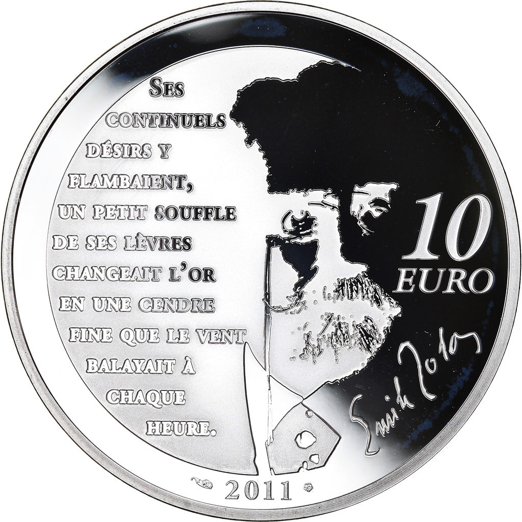 France, Monnaie de Paris, 10 Euro, Nana, 2011, Proof, MS(65-70), Silver, KM:1829