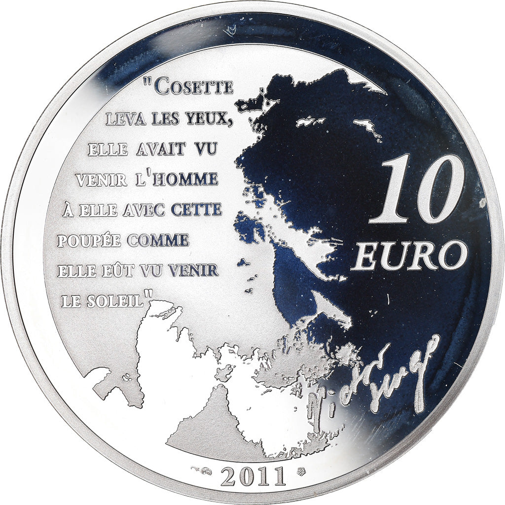 Frankreich, Monnaie de Paris, 10 Euro, Cosette, 2011, Proof, STGL, Silber