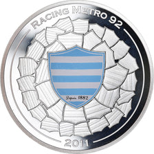 Francia, Monnaie de Paris, 10 Euro, Racing Metro 92, 2011, Proof, FDC, Plata