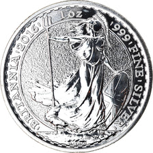Moneta, Gran Bretagna, Britannia, 2 Pounds - 1 Oz, 2016, FDC, Argento
