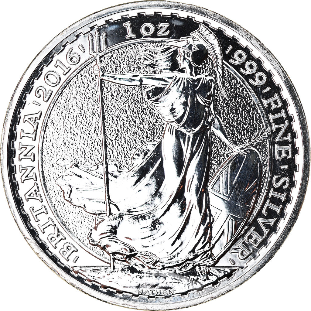 Monnaie, Grande-Bretagne, Britannia, 2 Pounds - 1 Once, 2016, FDC, Argent