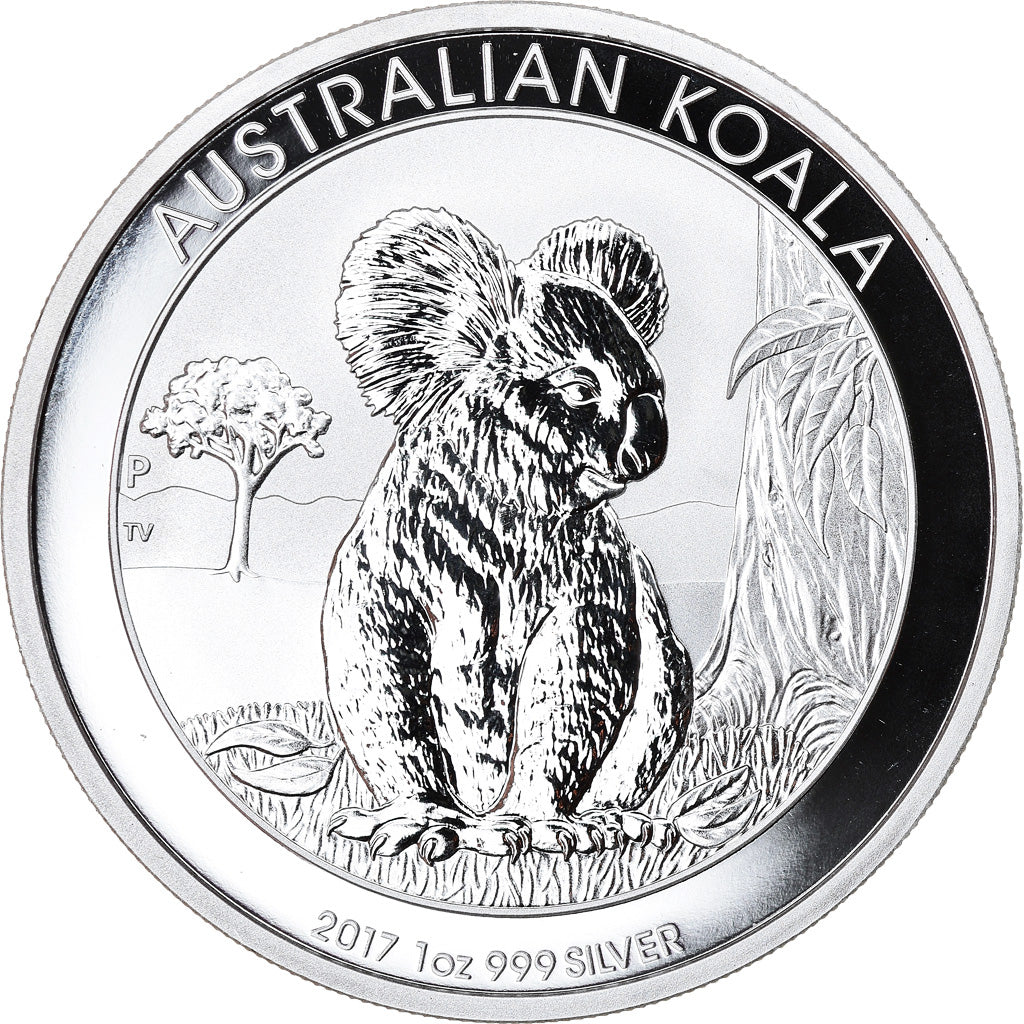 Moneda, Australia, Australian Koala, 1 Dollar, 2017, 1 Oz, FDC, Plata