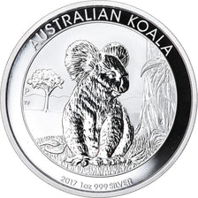 Moneda, Australia, Australian Koala, 1 Dollar, 2017, 1 Oz, FDC, Plata