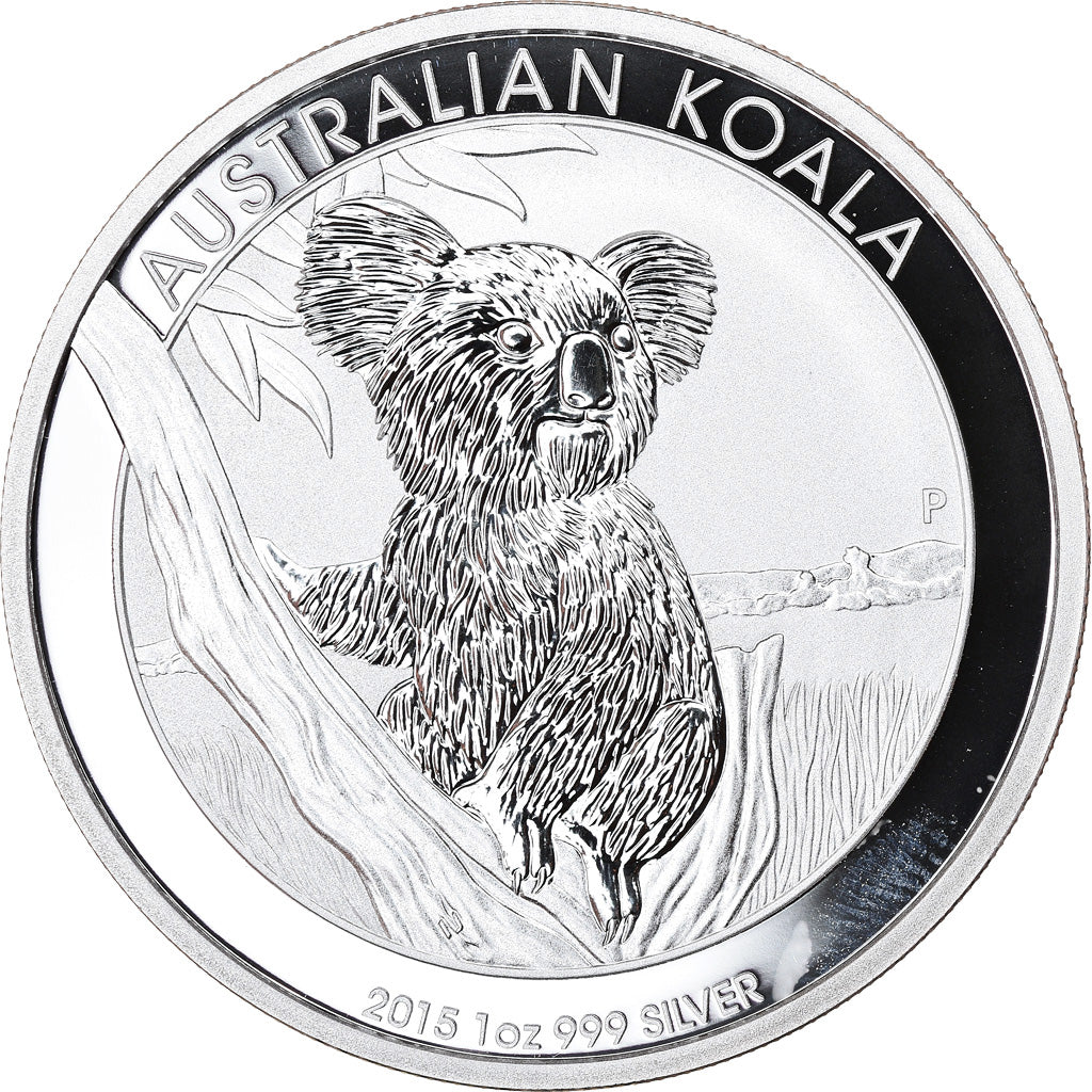 Monnaie, Australie, Australian Koala, 1 Dollar, 2015, 1 Oz, FDC, Argent