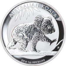 Monnaie, Australie, Australian Koala, 1 Dollar, 2016, 1 Oz, FDC, Argent