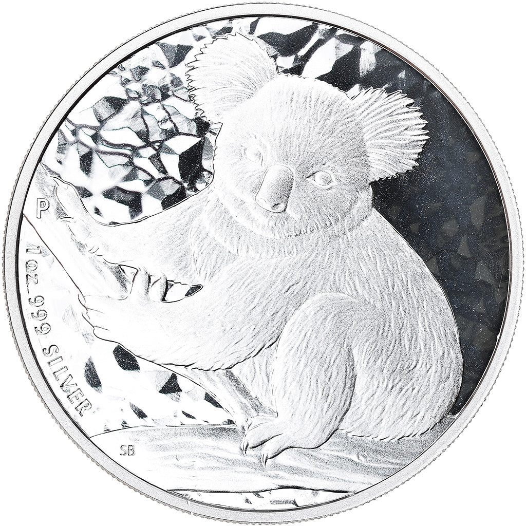 Coin, Australia, Australian Koala, 1 Dollar, 2009, 1 Oz, MS(65-70), Silver
