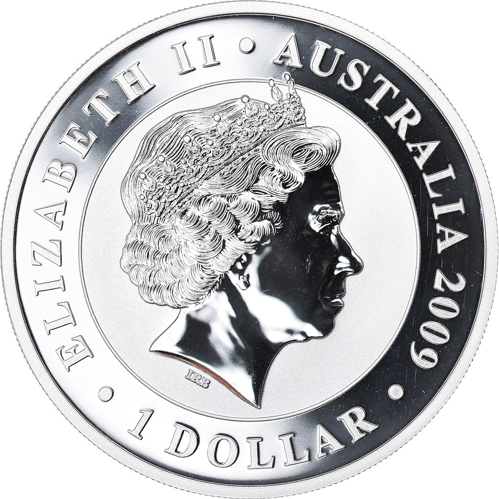 Coin, Australia, Australian Koala, 1 Dollar, 2009, 1 Oz, MS(65-70), Silver