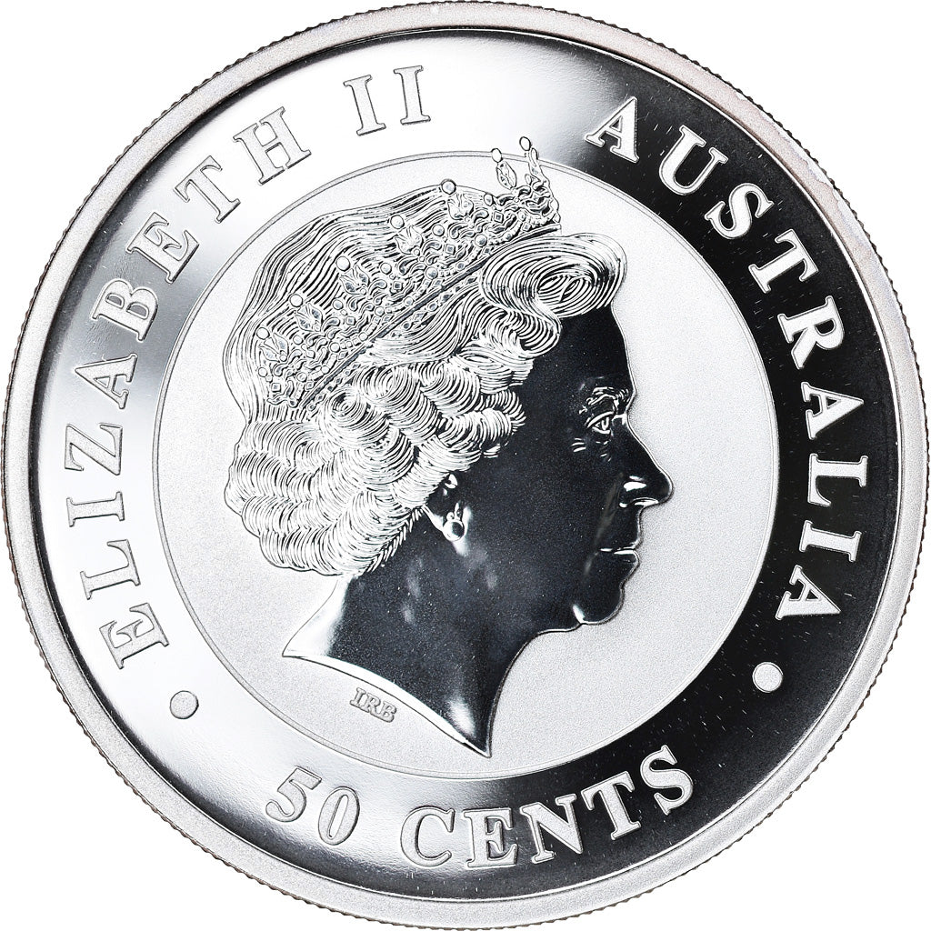 Coin, Australia, Australian Koala, 50 Cents, 2015, 1/2 Oz, MS(65-70), Silver