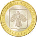 Coin, Russia, 10 Roubles, 2009, St. Petersburg, MS(63), Bi-Metallic, KM:996